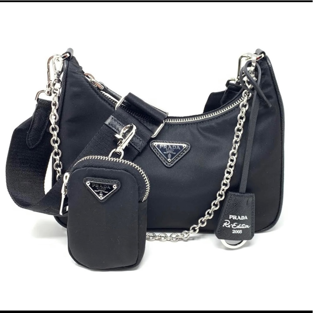 black prada re-edition 2005 re-nylon bag